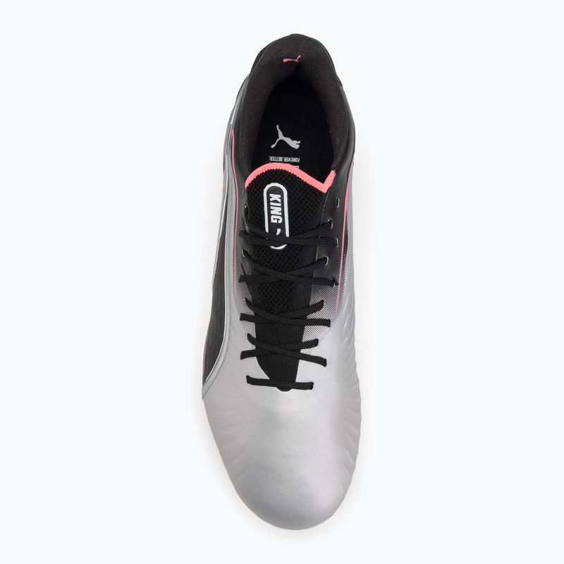 Vyriški futbolo batai PUMA King Ultimate MxSG puma silver/puma black/sun struck/puma white 5