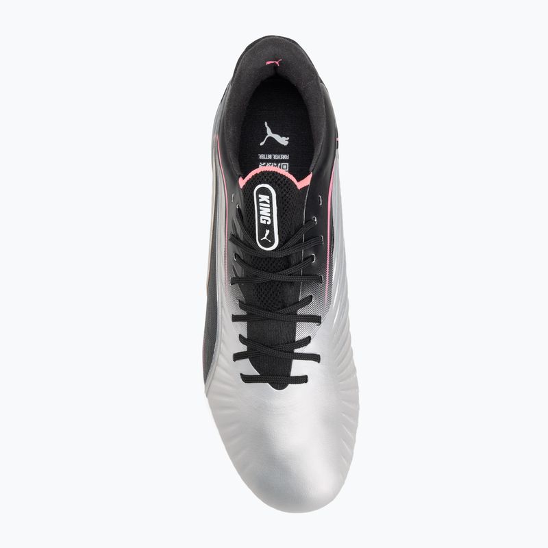 Vyriški futbolo bateliai PUMA King Ultimate FG/AG puma silver/puma black/sun struck/puma white 5