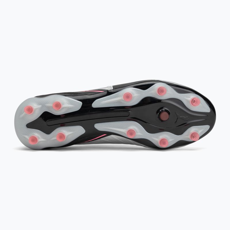 Vyriški futbolo bateliai PUMA King Match FG/AG puma silver/puma black/sun struck/puma white 4