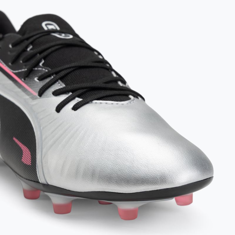 Vyriški futbolo bateliai PUMA King Match FG/AG puma silver/puma black/sun struck/puma white 7