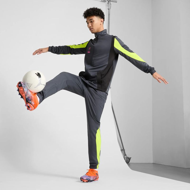 Vyriški futbolo batai PUMA Future 8 Match Creativity FG/AG orange poppy/black/dark amethyst/electric peppermint 11