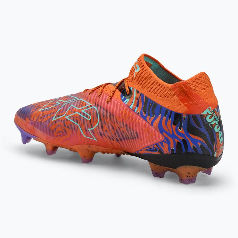 Vyriški futbolo batai PUMA Future 8 Ultimate Creativity FG orange poppy/dark amethyst/electric peppermint/black 3
