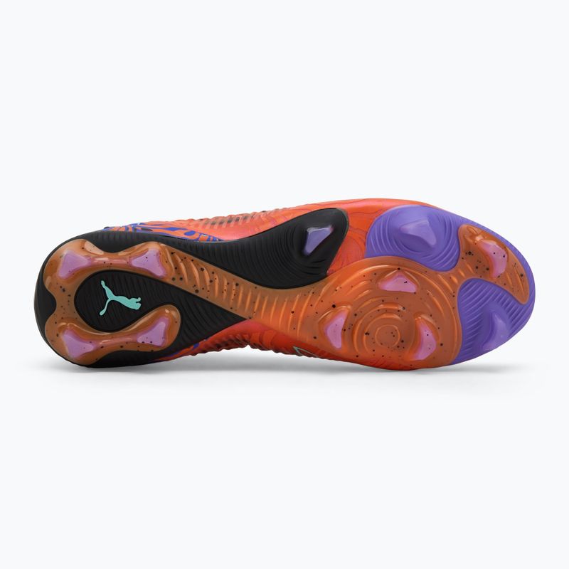 Vyriški futbolo batai PUMA Future 8 Ultimate Creativity FG orange poppy/dark amethyst/electric peppermint/black 4
