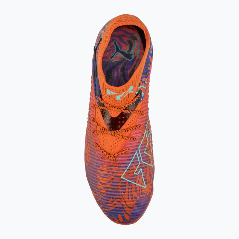 Vyriški futbolo batai PUMA Future 8 Ultimate Creativity FG orange poppy/dark amethyst/electric peppermint/black 5