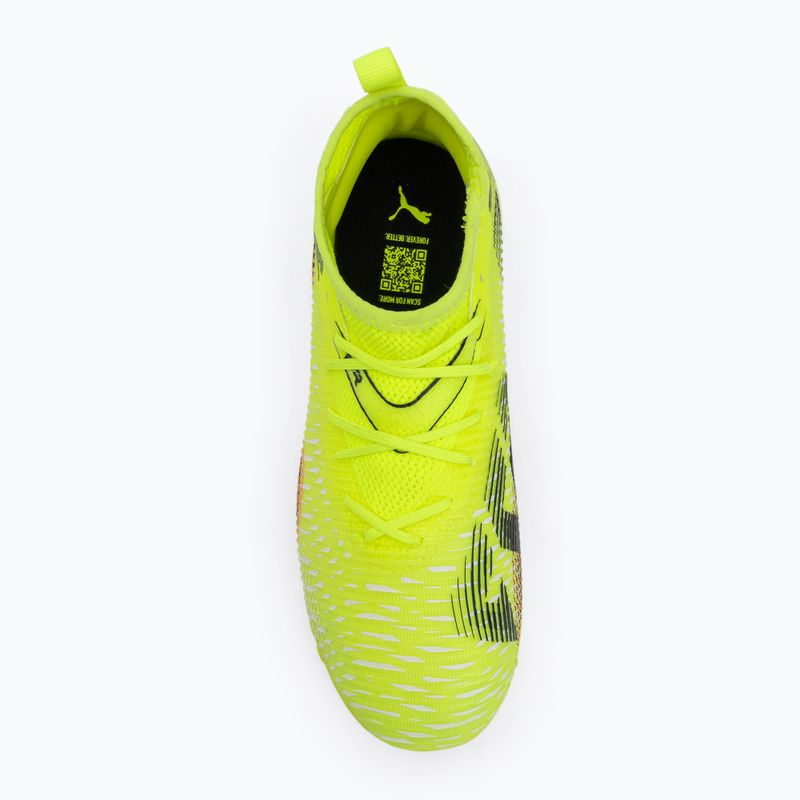 Vaikiški futbolo bateliai PUMA Future 8 Match TT + Mid yellow alert/ puma black/ sun struck 5