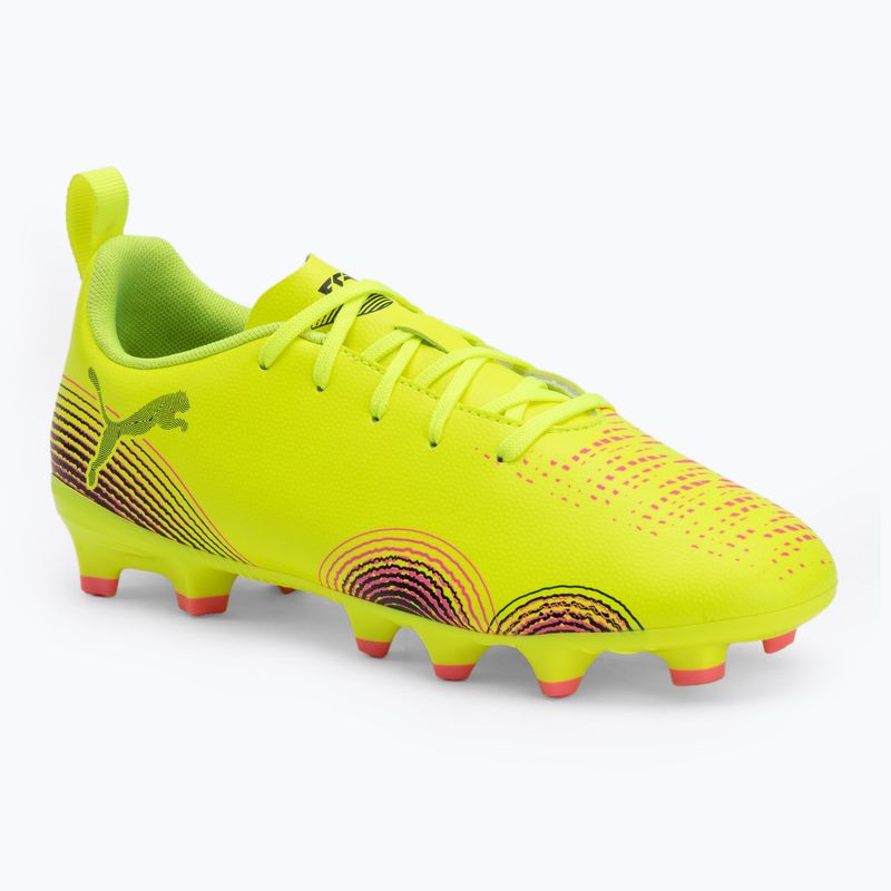 Vaikiški futbolo batai PUMA Future 8 Play FG/AG Jr yellow alert/puma black/sun struck
