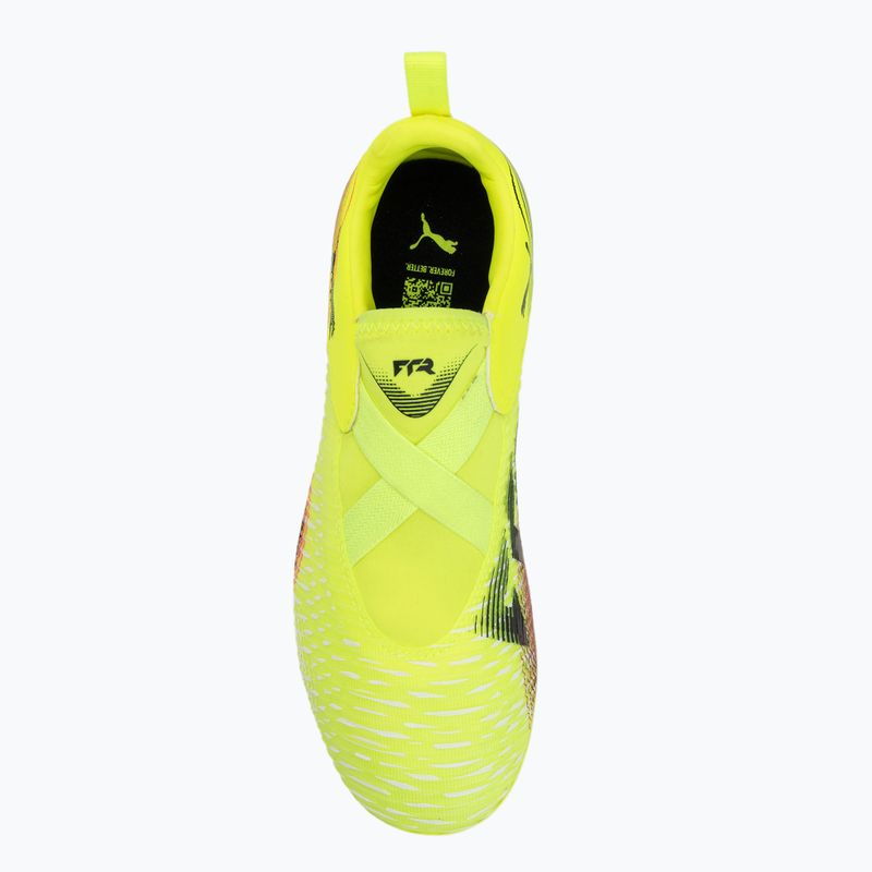 Vaikiški futbolo bateliai PUMA Future 8 Match LL FG/AG yellow alert/ puma black/ sun struck 5