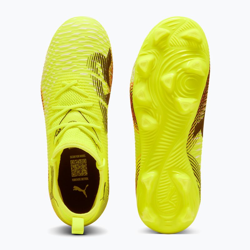 Vaikiški futbolo batai PUMA Future 8 Match FG/AG Jr yellow alert/puma black/sun struck 3