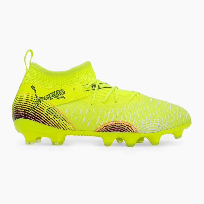 Vaikiški futbolo batai PUMA Future 8 Match FG/AG Jr yellow alert/puma black/sun struck 2