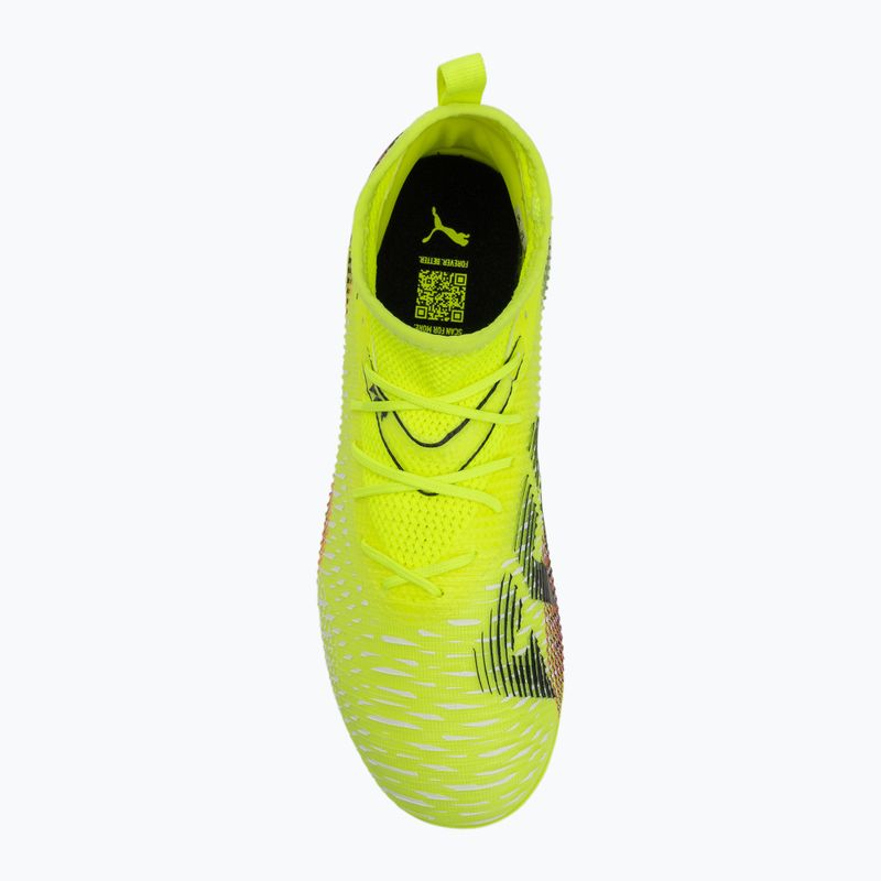 Vaikiški futbolo batai PUMA Future 8 Match FG/AG Jr yellow alert/puma black/sun struck 5