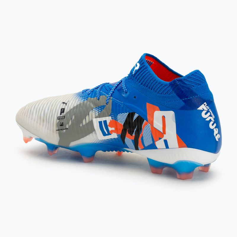 Vyriški futbolo batai PUMA Future 8 Ultimate Forever FG white/ultra blue/feather gray/puma black/glowing red 3