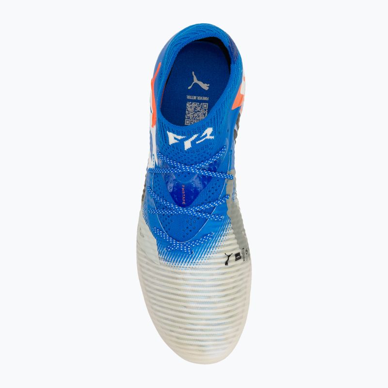 Vyriški futbolo batai PUMA Future 8 Ultimate Forever FG white/ultra blue/feather gray/puma black/glowing red 5