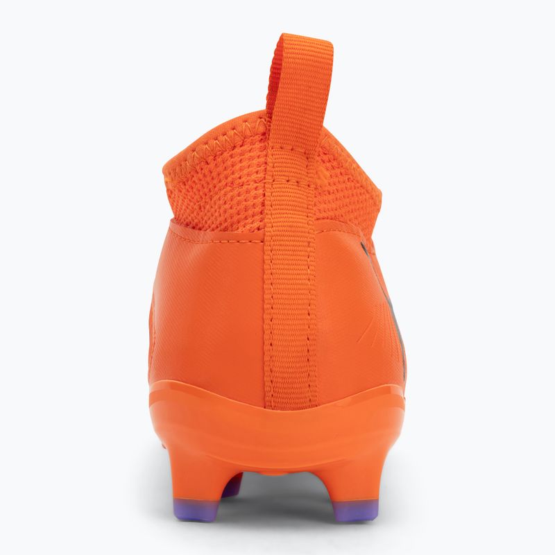 Vaikiški futbolo batai PUMA Future 8 Match Creativity FG/AG Jr orange poppy/puma black/dark amethyst 6