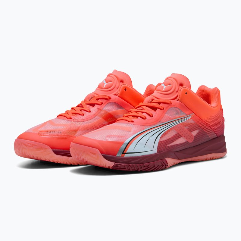 PUMA Accelerate Nitro SQD vyriški bateliai glowing red / puma white / dark crimson 3