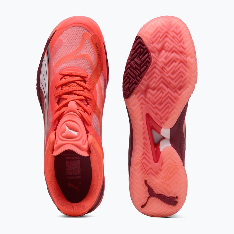 PUMA Accelerate Nitro SQD vyriški bateliai glowing red / puma white / dark crimson 6