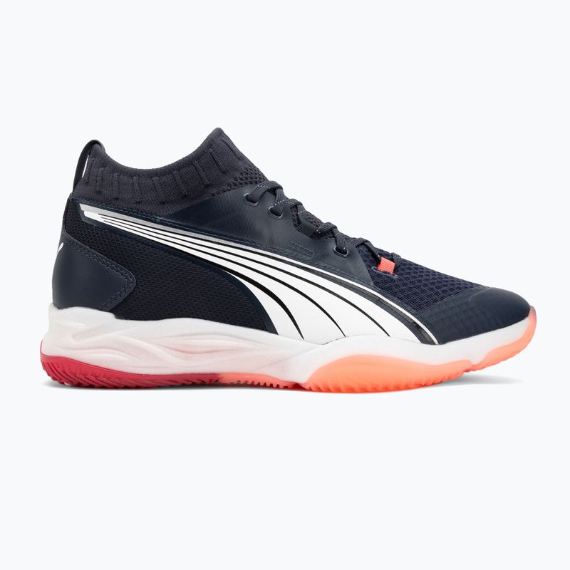 Vyriški batai rankiniam PUMA Eliminate Nitro SQD parisian night / puma white / glowing red 2