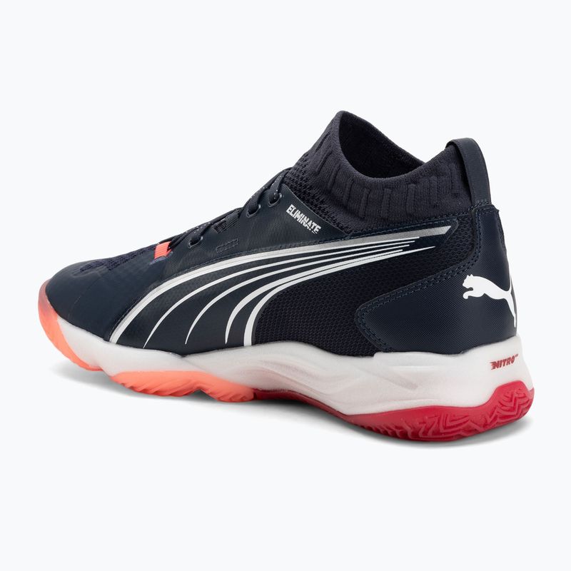 Vyriški batai rankiniam PUMA Eliminate Nitro SQD parisian night / puma white / glowing red 3