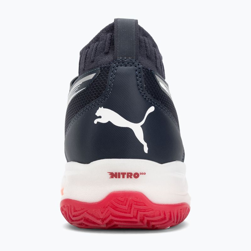 Vyriški batai rankiniam PUMA Eliminate Nitro SQD parisian night / puma white / glowing red 6