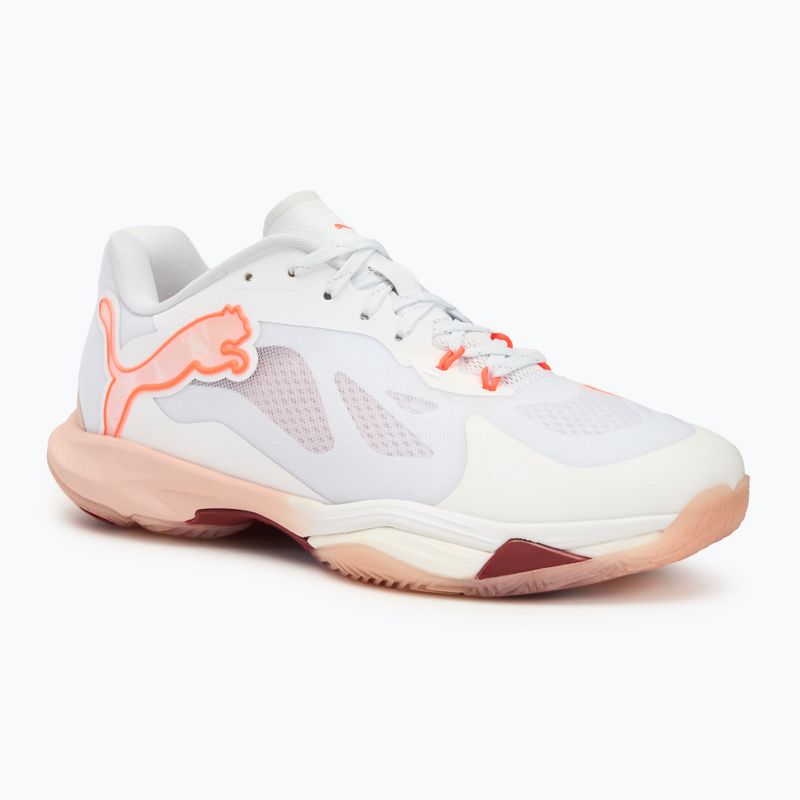 Moteriški rankinio batai PUMA Vantage Nitro W+ puma white/ glowing red/ rose wuartz/ dark crimson
