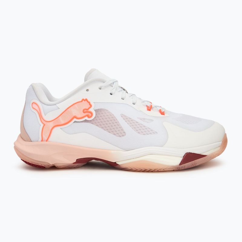 Moteriški rankinio batai PUMA Vantage Nitro W+ puma white/ glowing red/ rose wuartz/ dark crimson 2