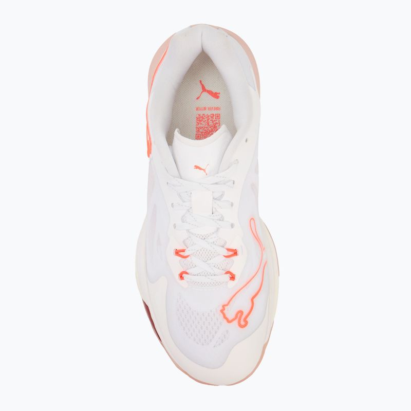 Moteriški rankinio batai PUMA Vantage Nitro W+ puma white/ glowing red/ rose wuartz/ dark crimson 5