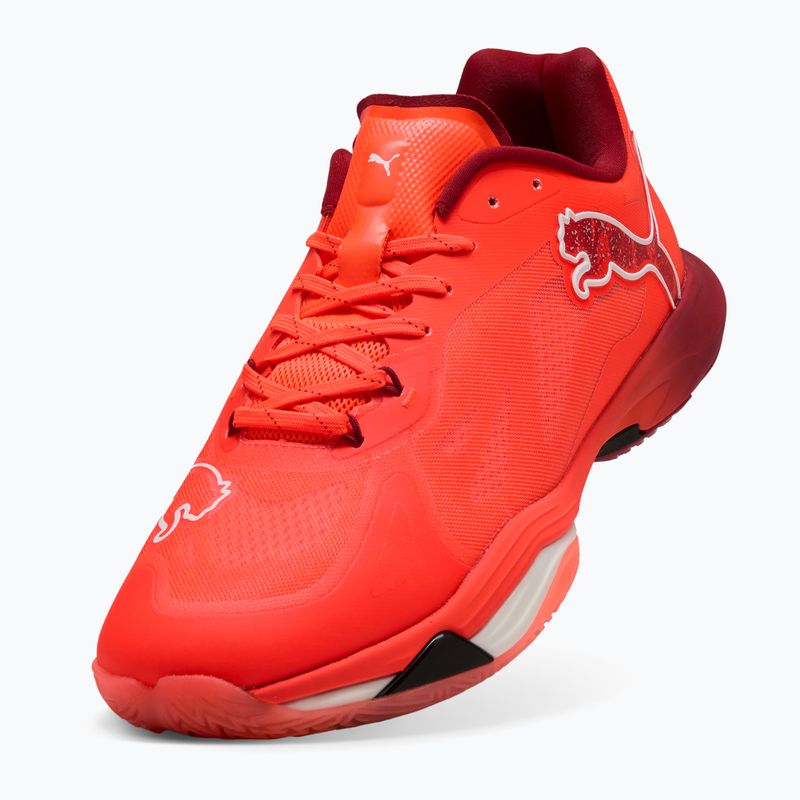 PUMA Vantage Nitro rankinio bateliai žėrinčios raudonos / puma baltos / tamsiai raudonos / puma juodos spalvos 13