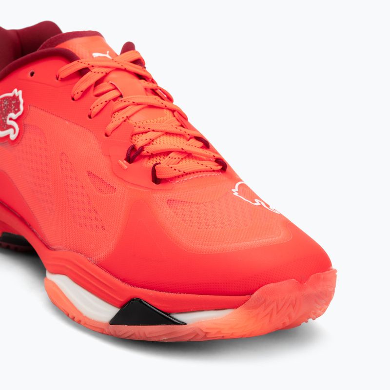 PUMA Vantage Nitro rankinio bateliai žėrinčios raudonos / puma baltos / tamsiai raudonos / puma juodos spalvos 7