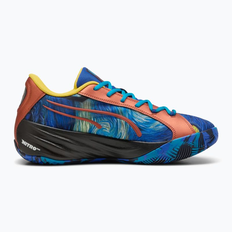Vyriški krepšinio batai PUMA All-Pro Nitro Dylan Exhibit vivid blue/tropical blue 8