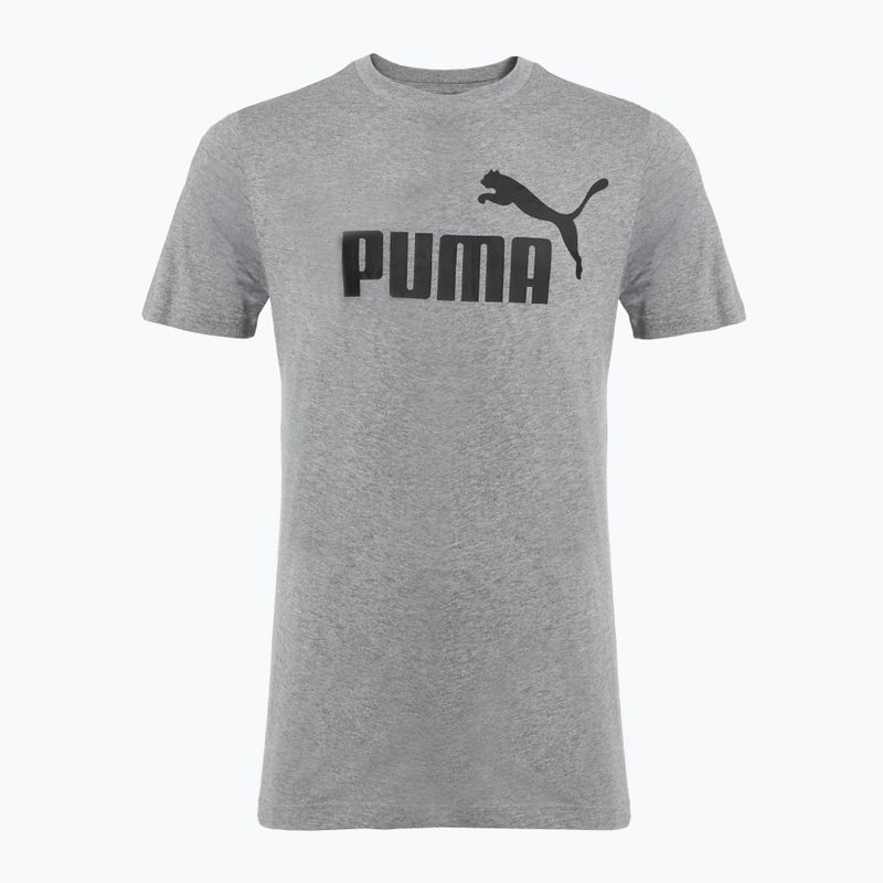 Vyriški marškinėliai PUMA ESS No. 1 Logo Tee medium gray heather