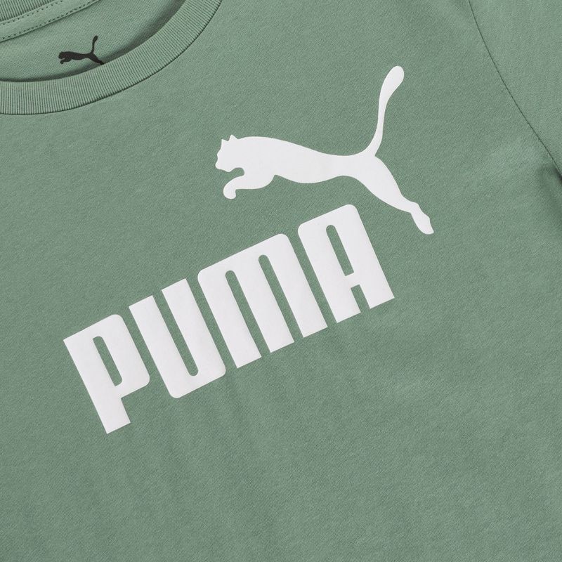 Moteriški marškinėliai PUMA ESS No. 1 Logo Tee green moon 3