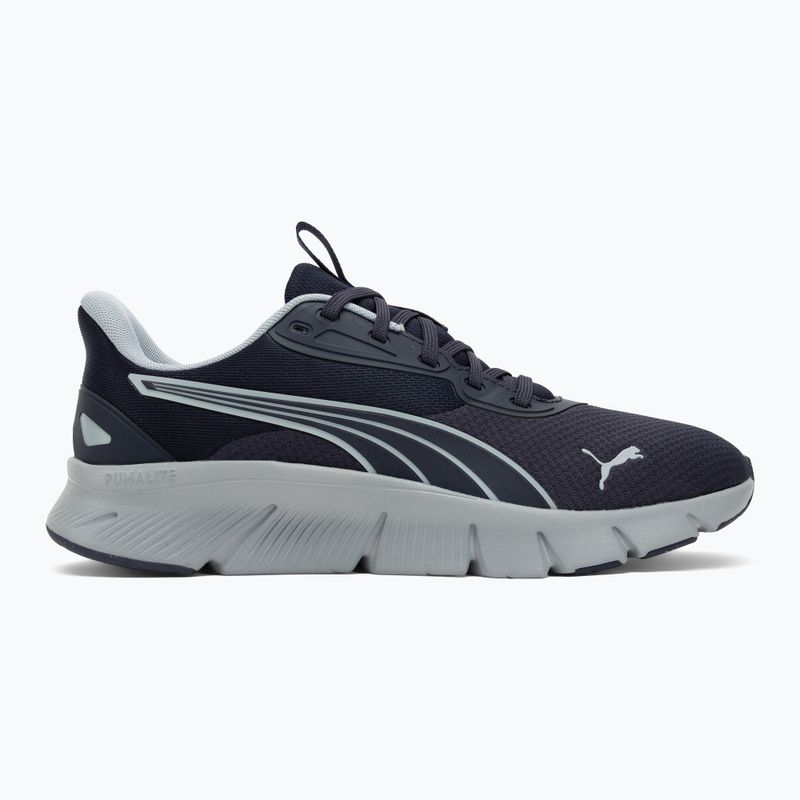 PUMA Flexfocus Lite Modern Woven tamsiai mėlynos/šaltos vidutinės pilkos spalvos bėgimo bateliai 2