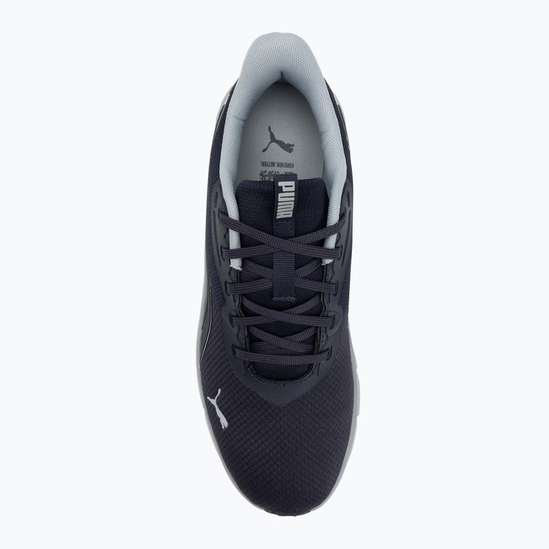 PUMA Flexfocus Lite Modern Woven tamsiai mėlynos/šaltos vidutinės pilkos spalvos bėgimo bateliai 5