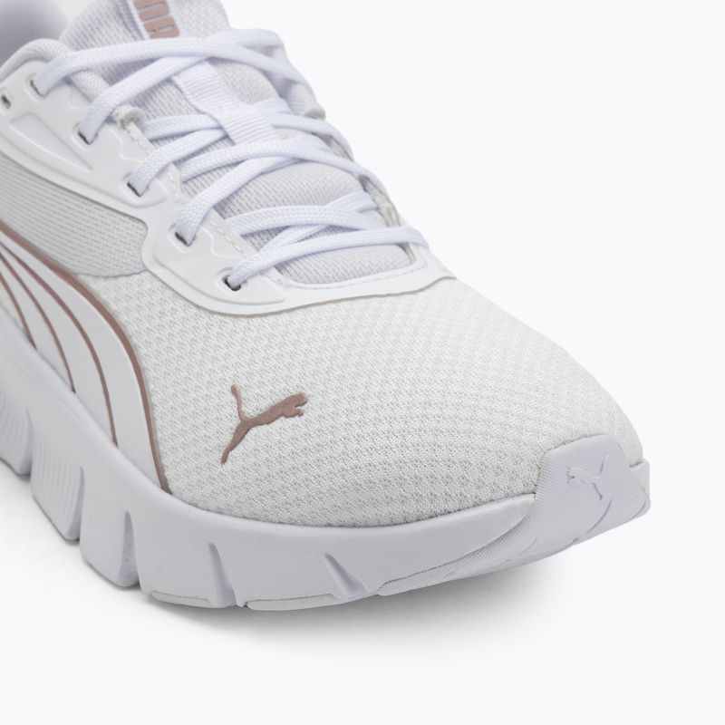 PUMA Flexfocus Lite Modern Woven bėgimo bateliai puma white/rose gold 7