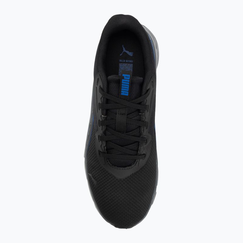 PUMA Flexfocus Lite Modern Woven bėgimo bateliai puma black/vivid blue 5