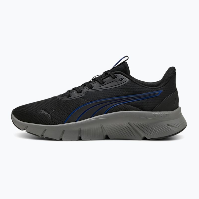 PUMA Flexfocus Lite Modern Woven bėgimo bateliai puma black/vivid blue
