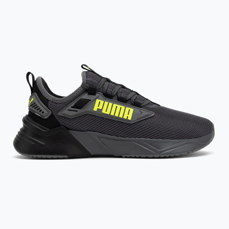 PUMA Retaliate 3 Unwavered bėgimo bateliai puma black/cool dark grey/yellow alert 2