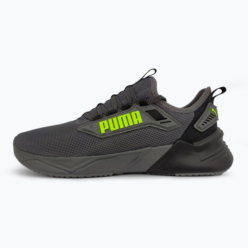 PUMA Retaliate 3 Unwavered bėgimo bateliai puma black/cool dark grey/yellow alert 8