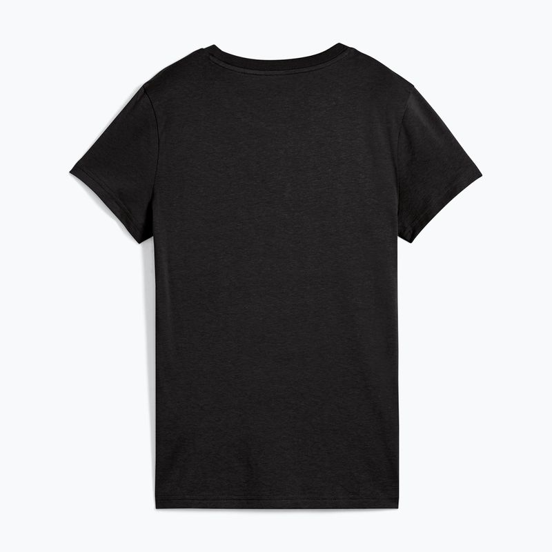 Moteriški marškinėliai PUMA ESS Metallic No. 1 Logo Tee puma black/metallic gold 2