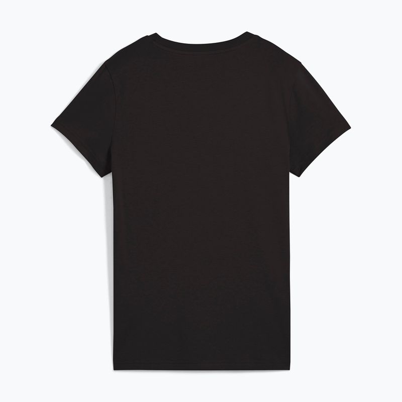 Moteriški marškinėliai PUMA ESS Metallic No. 1 Logo Tee puma black/metallic silver 2