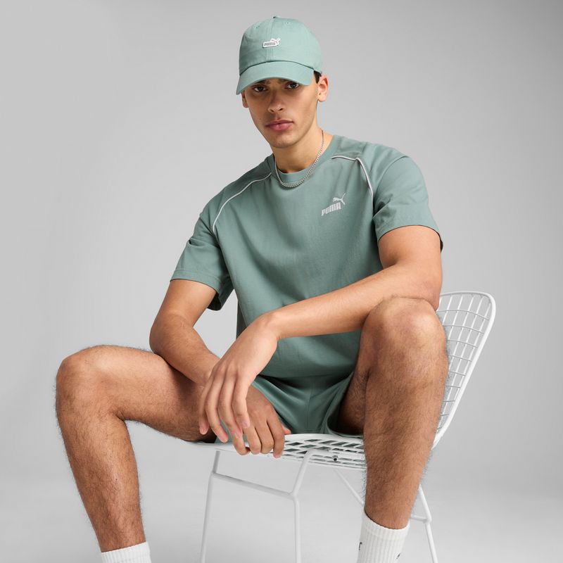 Kepuraitė su snapeliu PUMA Ess No. 1 Logo Patch BB green moon 3