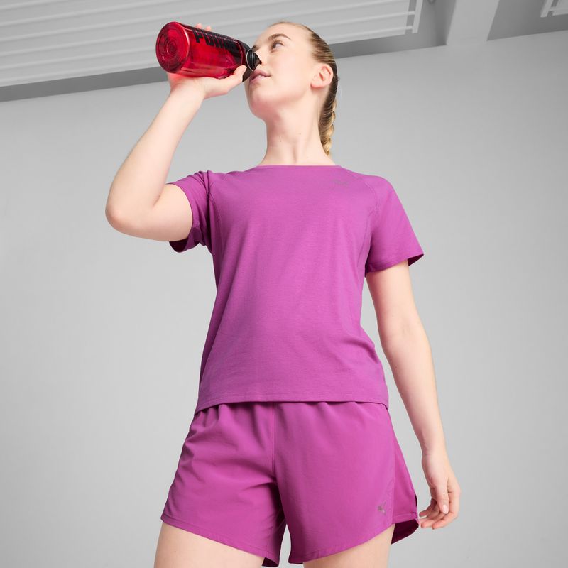 Moteriški bėgimo marškinėliai PUMA Run Velocity Tee Tri-Blend wild berry 3