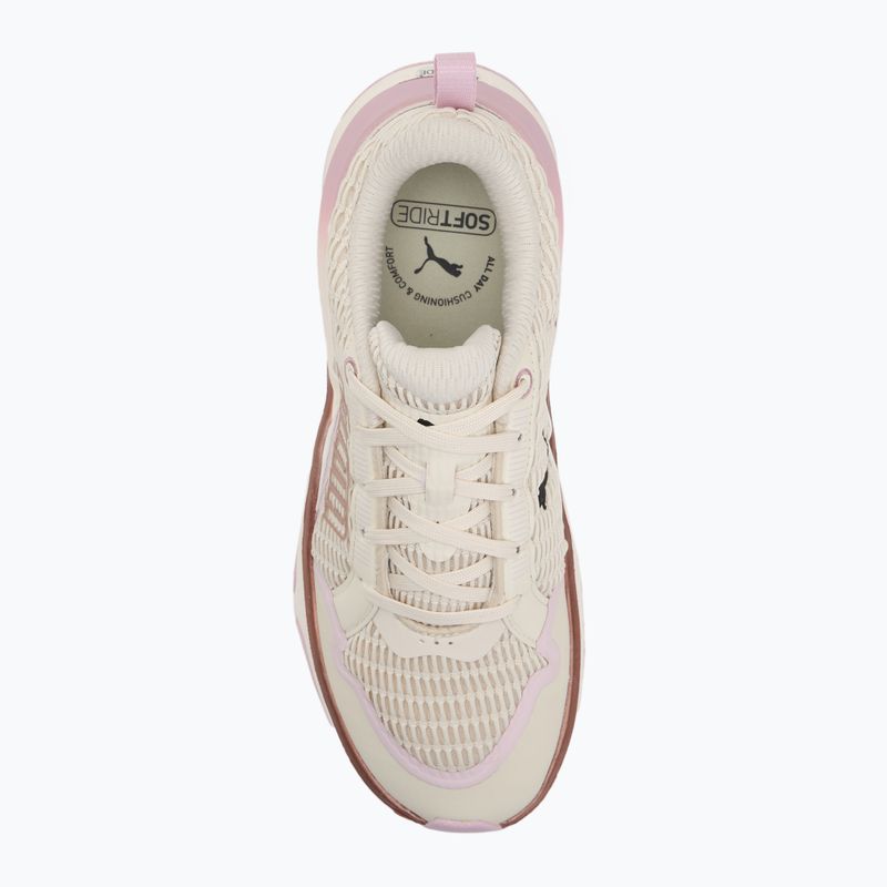 Moteriški bėgimo batai PUMA Softride Divine Metal alpine snow/warm white/rose mauve 5