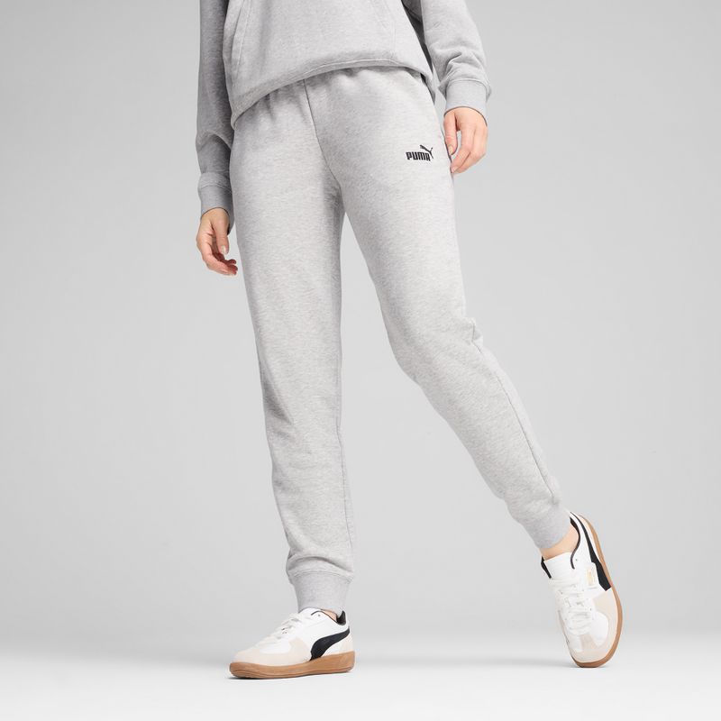 Moteriški šortai PUMA ESS Small No. 1 Logo Sweatpants TR CL light gray heather 4