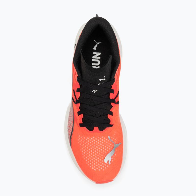 Vyriški bėgimo batai PUMA Deviate Nitro 3 glowing red/pumaa black 5