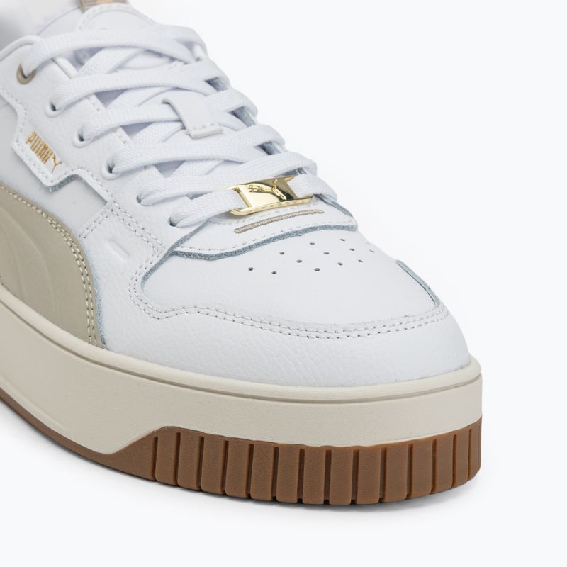 Moteriški batai PUMA Carina Street Lux puma white/desert dust/puma gold 7