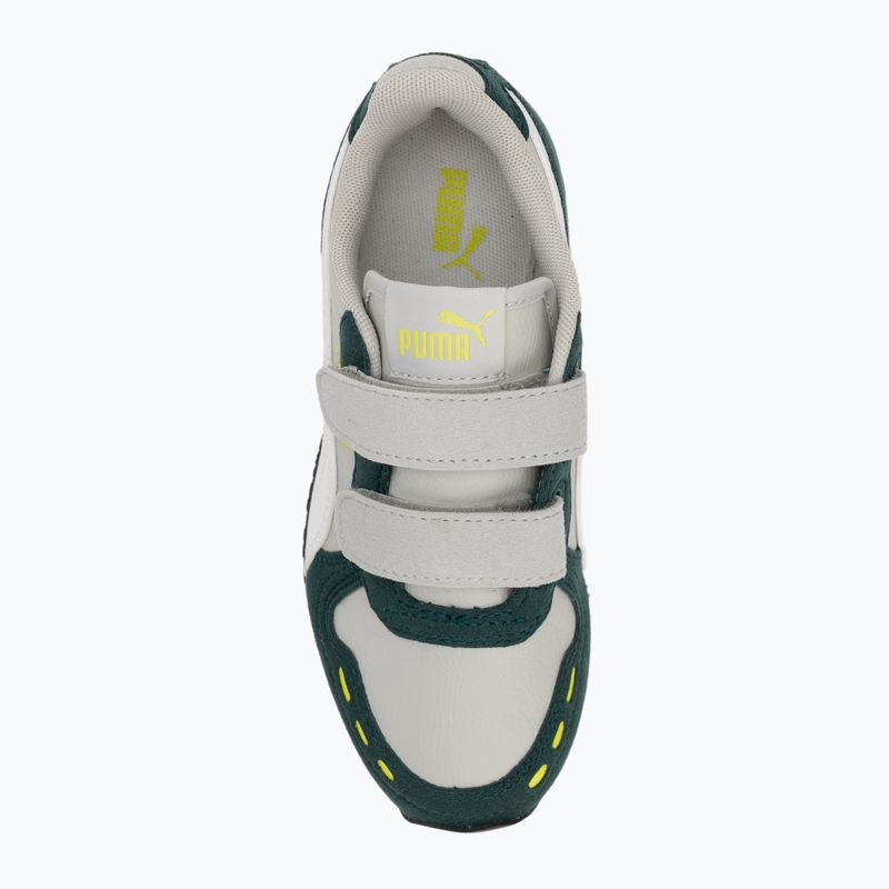 Paauglių batai PUMA Cabana Racer SL 20 V PS coollightgray/pumawhite/darkmyrtle/limesmash 5