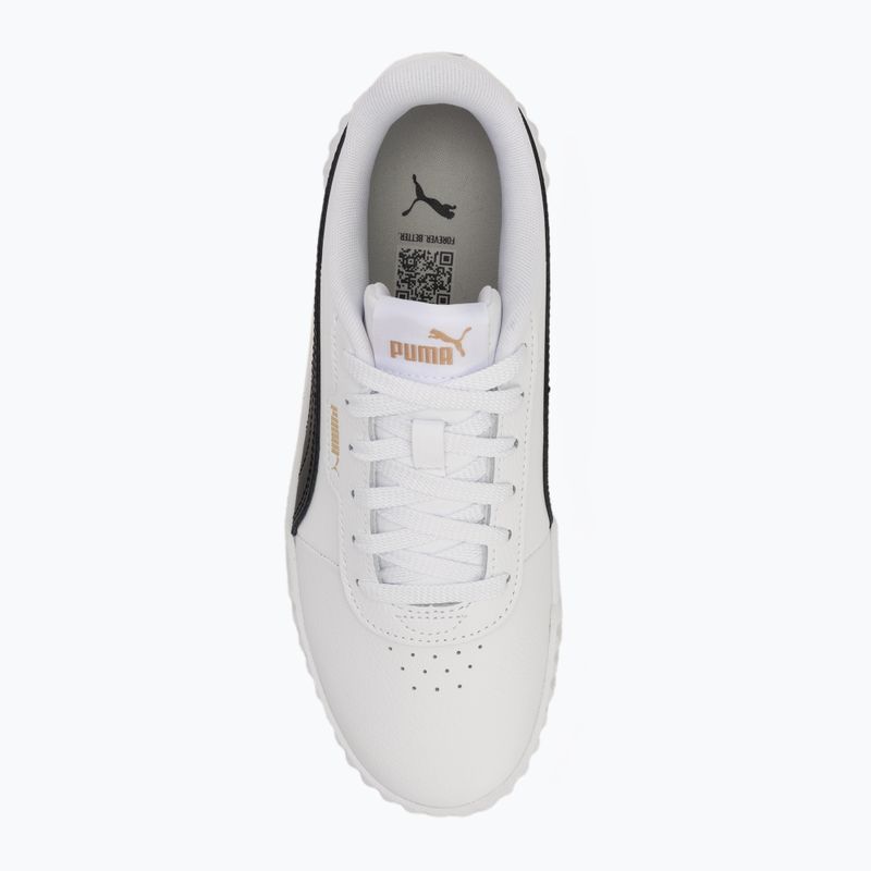 Moteriški batai PUMA Carina 3.0 puma white/puma black/puma gold 5