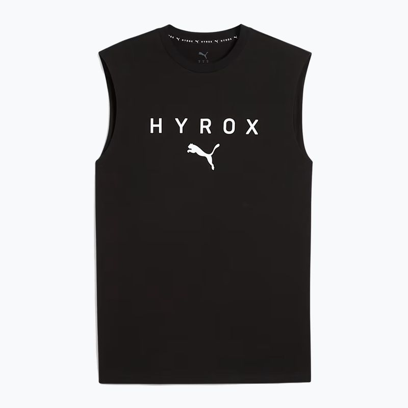 Vyriški treniruočių marškinėliai PUMA x HYROX Cutoff Tank juodi