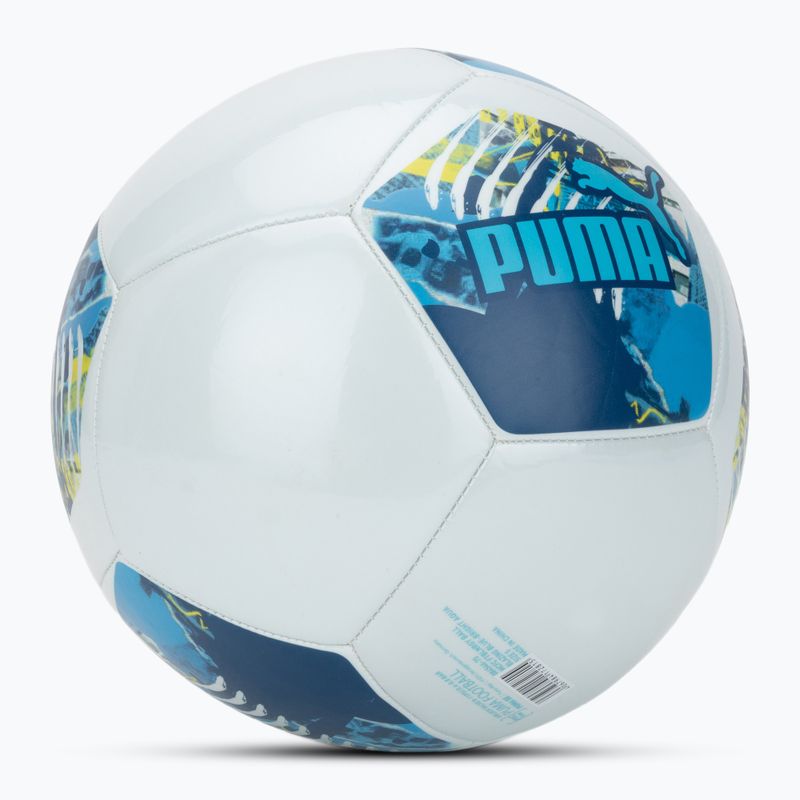 PUMA MCFC ftblNRGY blazing blue/bright aqua 5 dydžio futbolo kamuolys 2