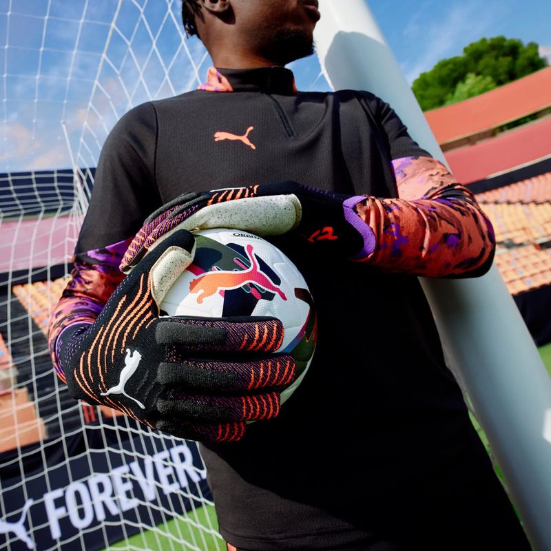 Vartininko pirštinės PUMA Future Ultimate NC puma black/glowing red/purple glimmer 6
